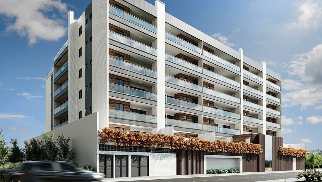 Lançamento Fachada Residencial Vie Saine - Praia das Toninhas