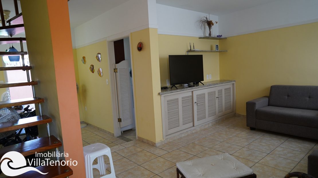 Sala - Casa a Venda - condominio fechado - Praia das Toninhas - Ubatuba - Imobiliaria Villa Tenorio-11
