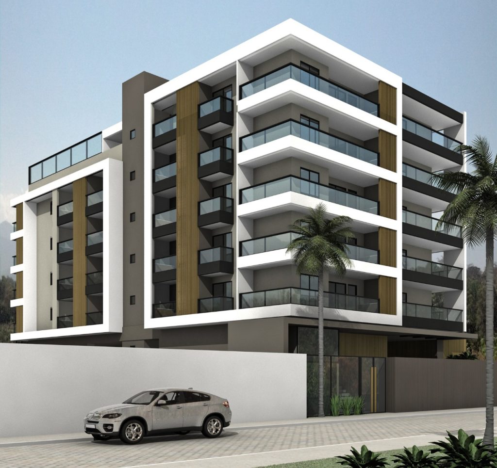 Fachada2- Apartamento na Planta a venda na Praia do Itagua - Ubatuba - Imobiliaria Villa Tenorio