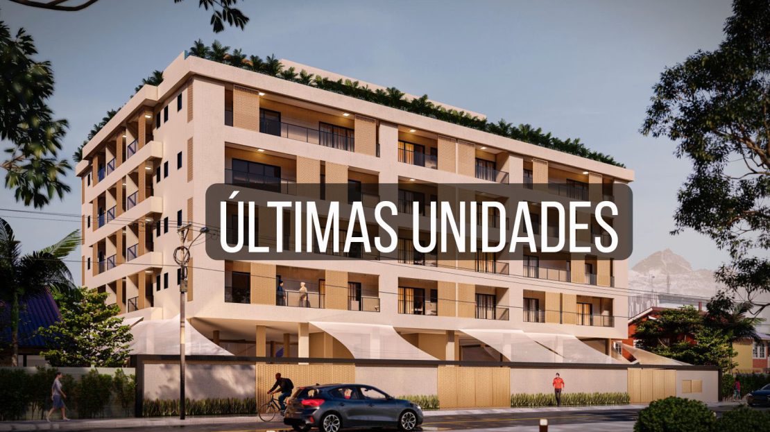 Fachada HUB Itagua - Apartamento na Planta em Ubatuba - Praia do Itagua - Imobiliaria Villa Tenorio