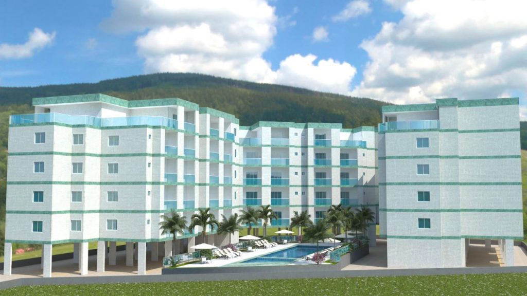 Fachada_Aruba Residence_Construtora UP_Lançamento Aruba - Praia Grande - Ubatuba - Apartamento na Planta