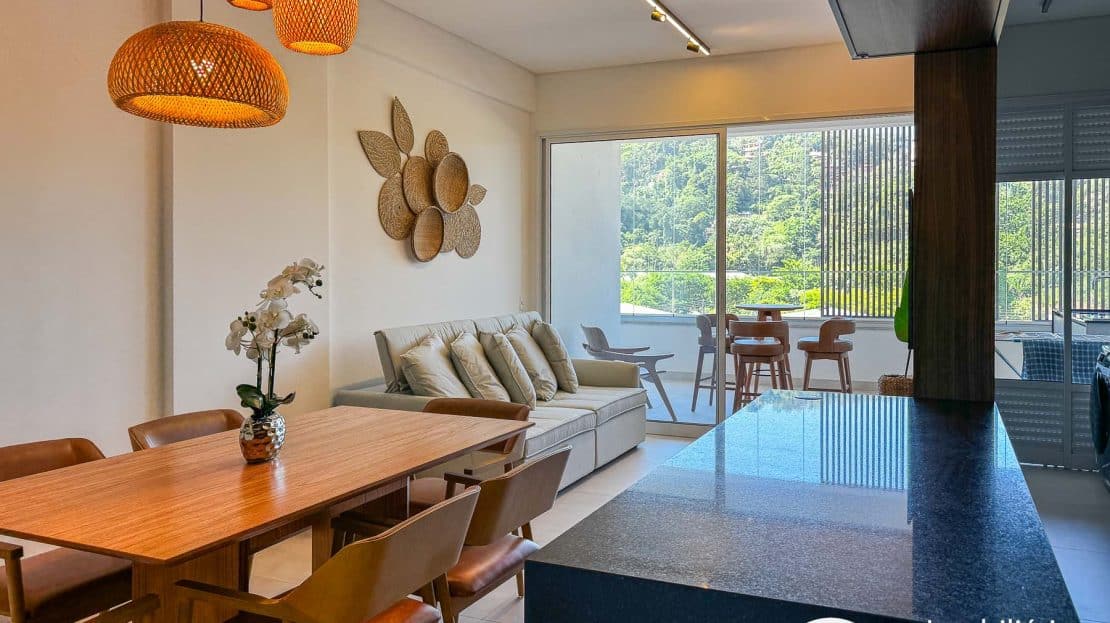 Apartamento vista mar a venda super luxo 2 quartos Praia do Itaguá em Ubatuba-14