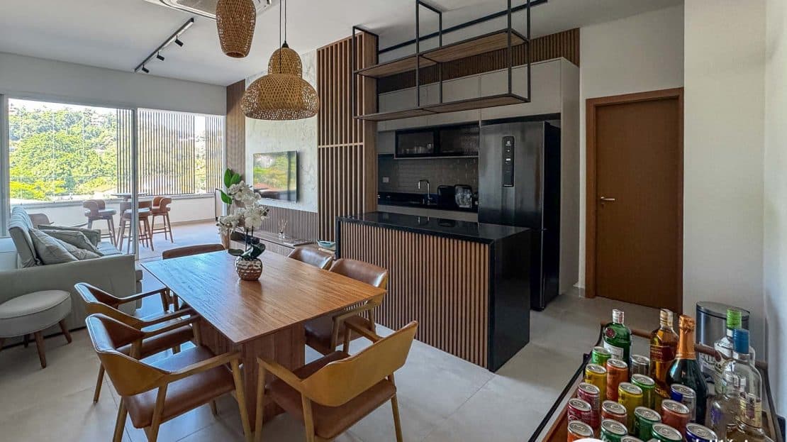 Apartamento vista mar a venda super luxo 2 quartos Praia do Itaguá em Ubatuba-4
