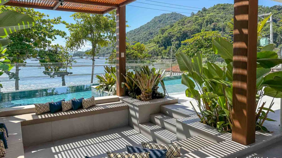 Apartamento vista mar a venda super luxo 2 quartos Praia do Itaguá em Ubatuba-45