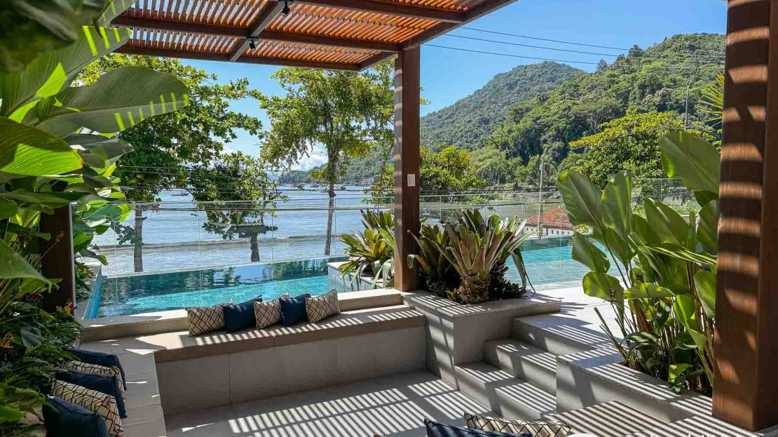 Apartamento vista mar a venda super luxo 2 quartos Praia do Itaguá em Ubatuba-46