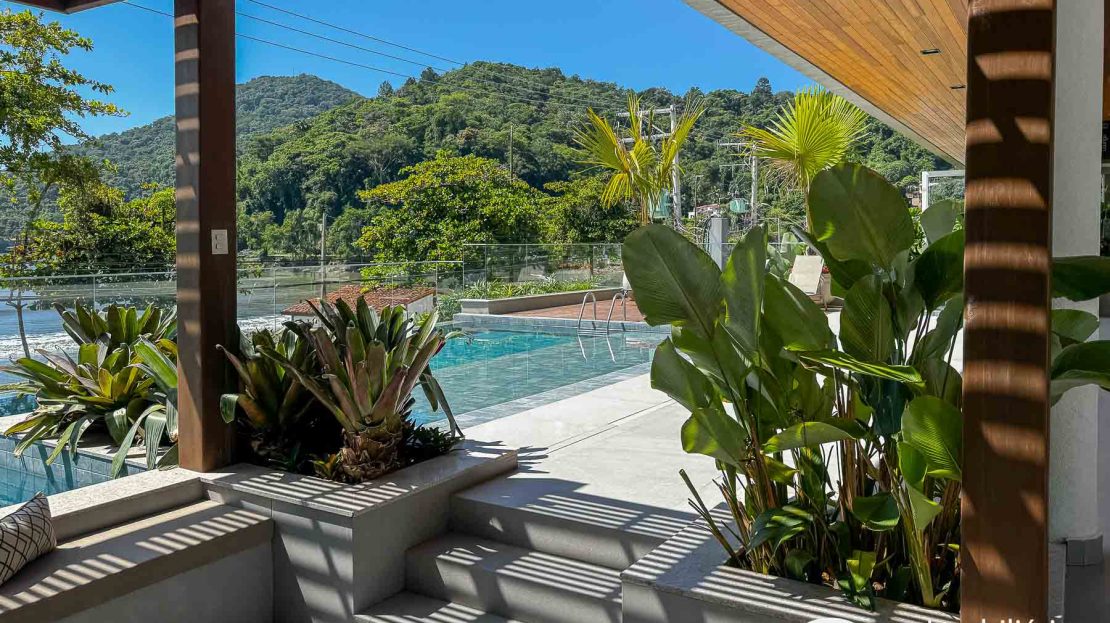 Apartamento vista mar a venda super luxo 2 quartos Praia do Itaguá em Ubatuba-49