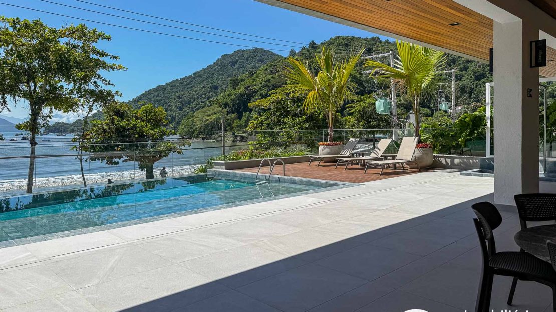 Apartamento vista mar a venda super luxo 2 quartos Praia do Itaguá em Ubatuba-50