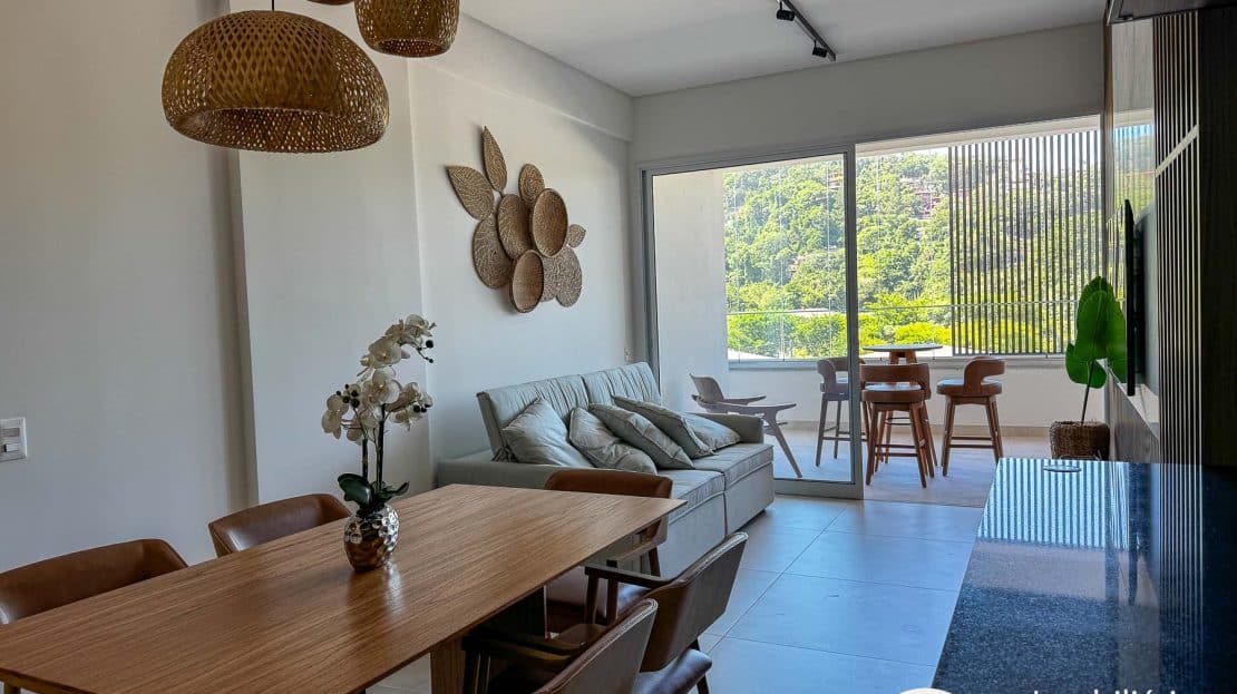 Apartamento vista mar a venda super luxo 2 quartos Praia do Itaguá em Ubatuba-6