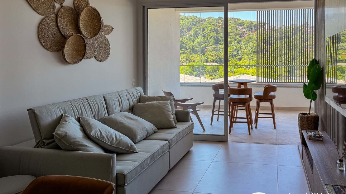 Apartamento vista mar a venda super luxo 2 quartos Praia do Itaguá em Ubatuba-8