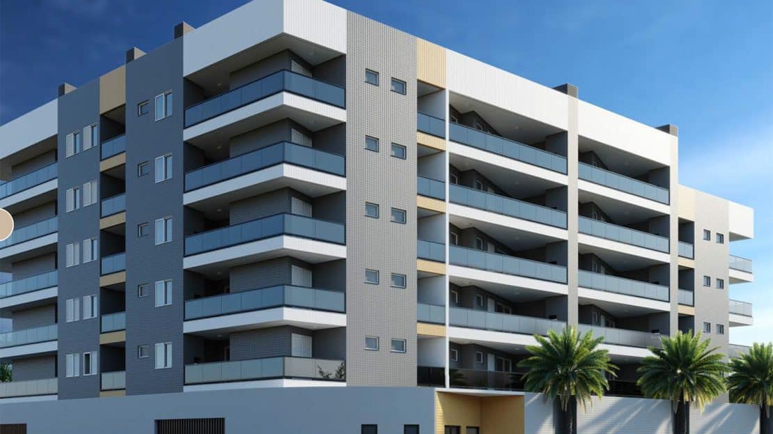 1_Fachada - apartamento na planta - Unique Praia Grande - Ubatuba