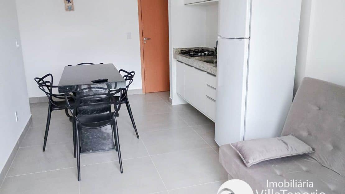 APARTAMENTO PRAIA GRANDE 1 DORMITÓRIO MOBILIADO IMOBILIARIA VILLA TENÓRIO-13