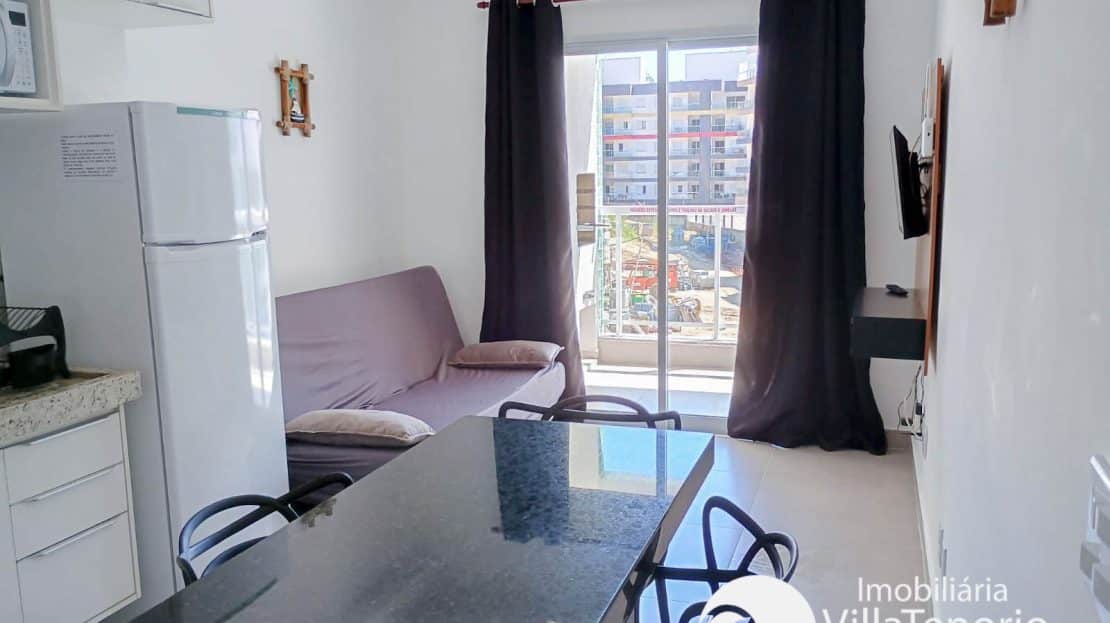 APARTAMENTO PRAIA GRANDE 1 DORMITÓRIO MOBILIADO IMOBILIARIA VILLA TENÓRIO-4